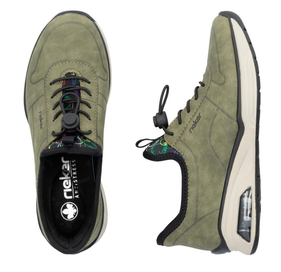 M5651-54 LADIES GREEN SHOES