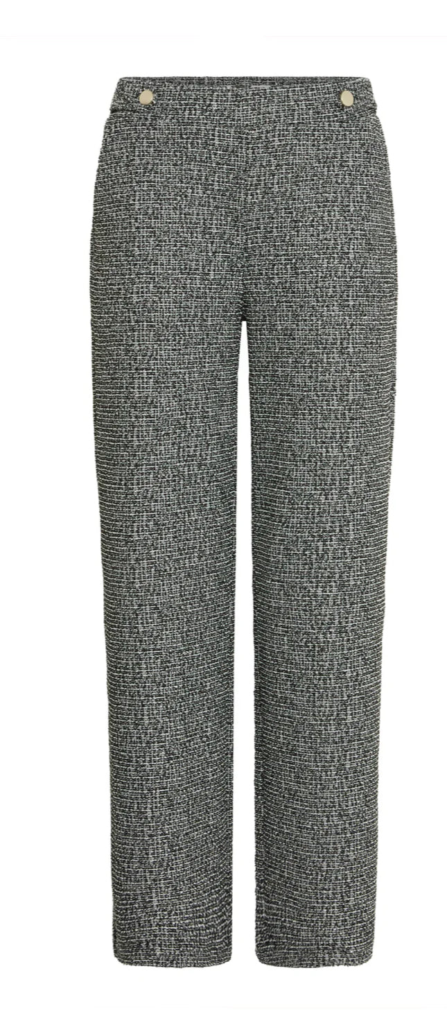 ROWAN BUTTON TROUSERS METEORITE SALT & PEPPER