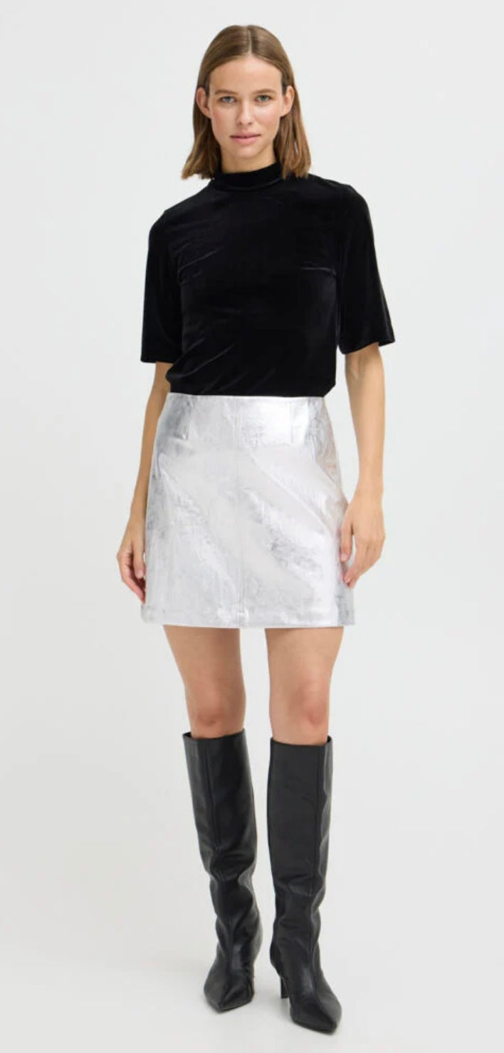 DALAMO SKIRT SILVER