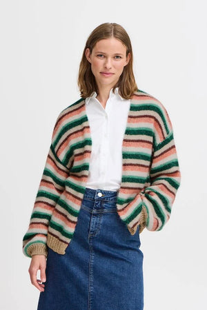 ONERO STRIPED CARDIGAN