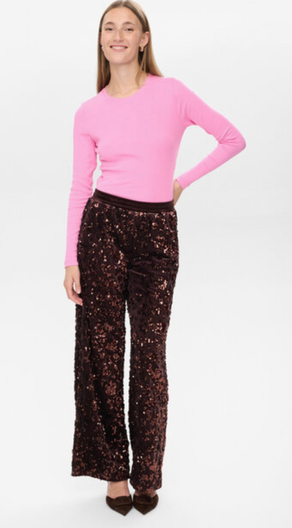 KIMSI TROUSERS BLACK COFFEE