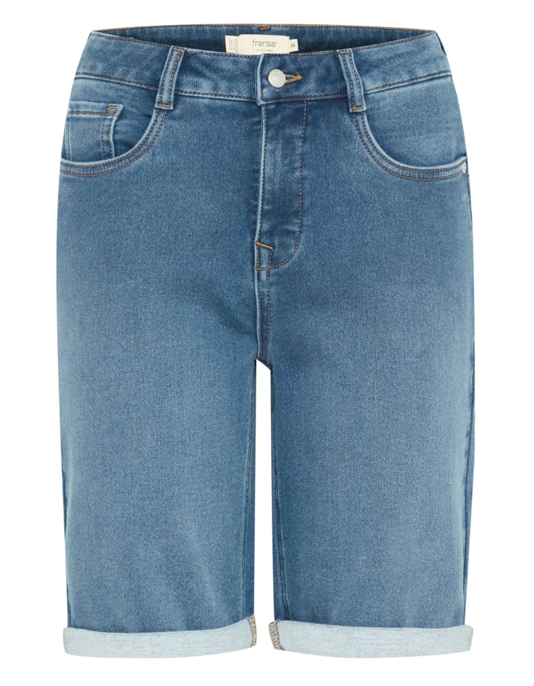 LIGHT BLUE DENIM PAM SHORTS