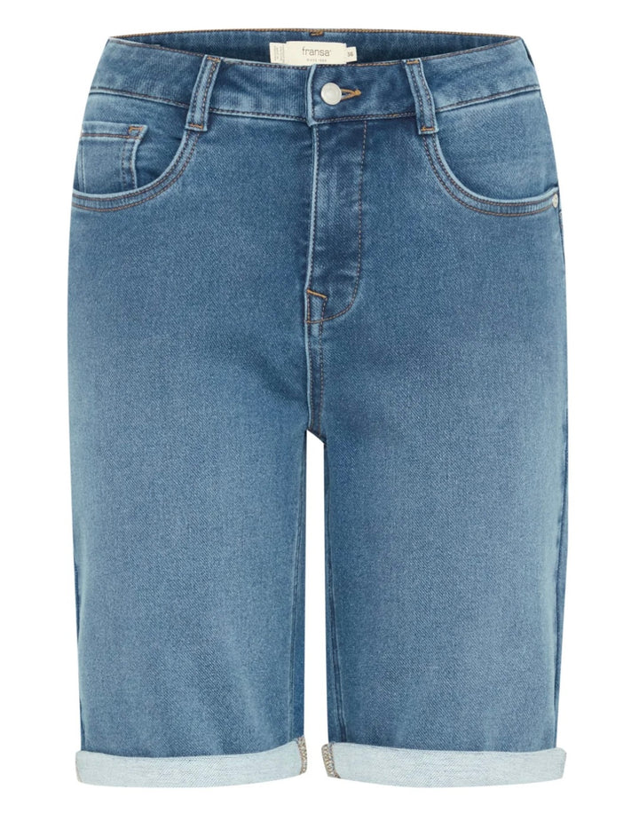 LIGHT BLUE DENIM PAM SHORTS