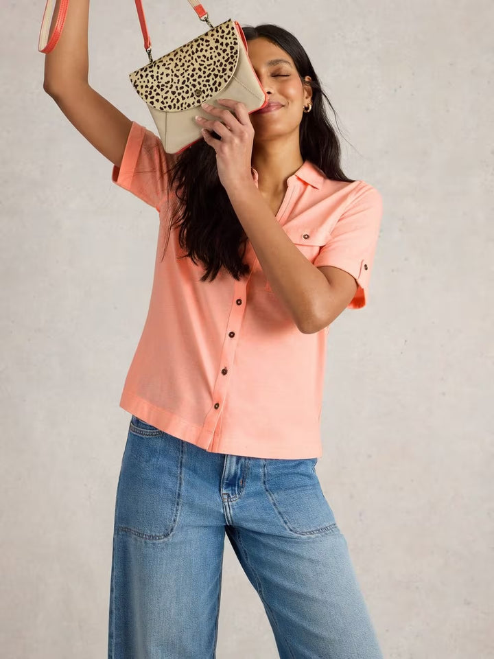 PAIGE POCKET SHIRT LIGHT PINK