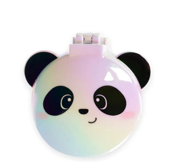 HAIRBRUSH WITH MIRROR- NICE HAIR - PANDA