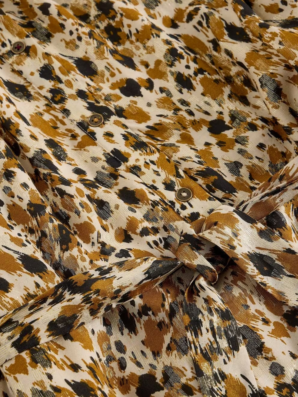 DELILAH METALLIC DRESS CHART MLT