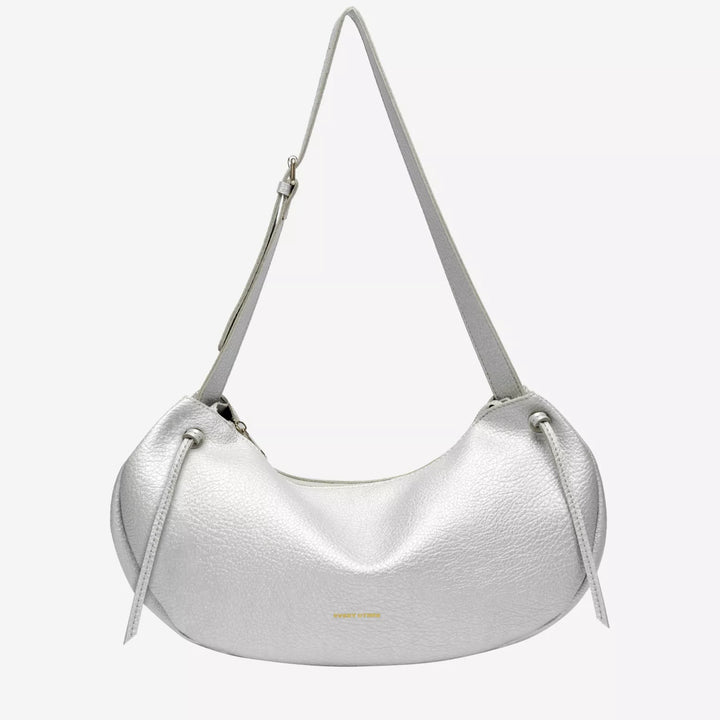 TASSEL SLOUCH SHOULDER BAG SILVER