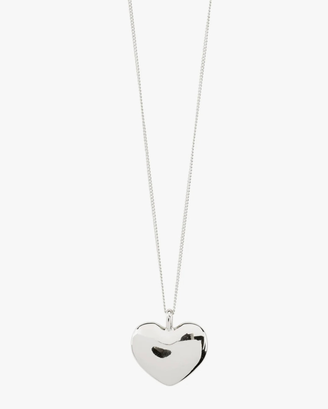 SOPHIA HEART PENDANT NECKLACE SILVER PLATED