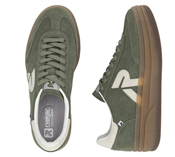 W3700-54 GREEN TRAINERS