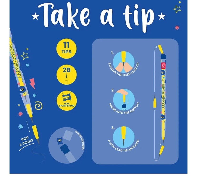 STACKABLE PENCIL KIT- MONSTER