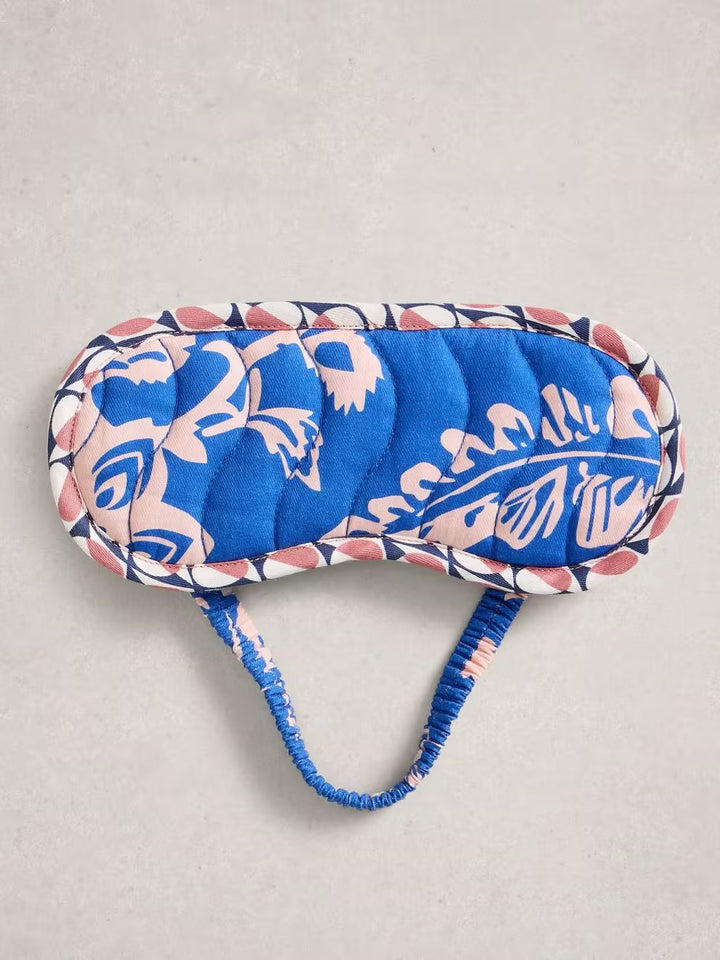BLUE MULTI PRINTED EYE MASK