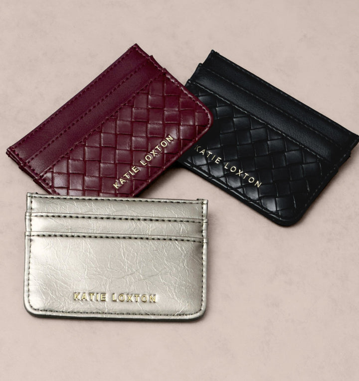 NOVA TEXTURED PATENT CARDHOLDER PEWET