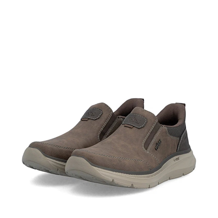 Rieker Men's Brown Slip-On Shoes B1851-25