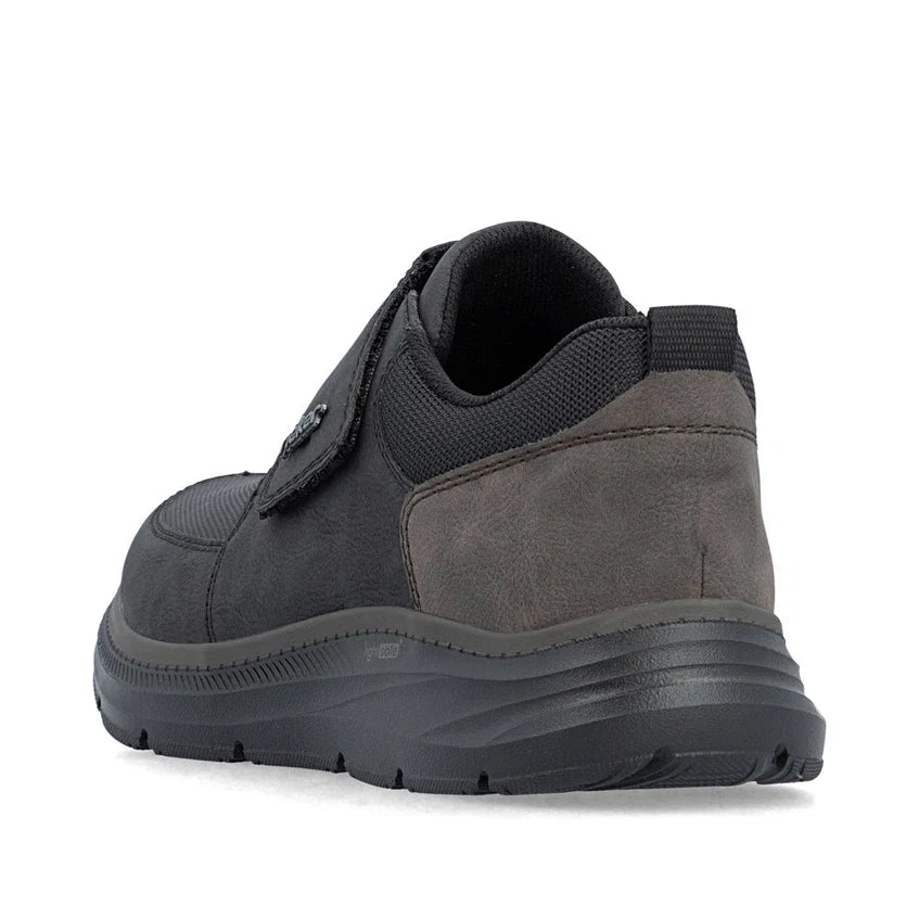 Rieker Men's Black Slip-On Shoes B1854-00