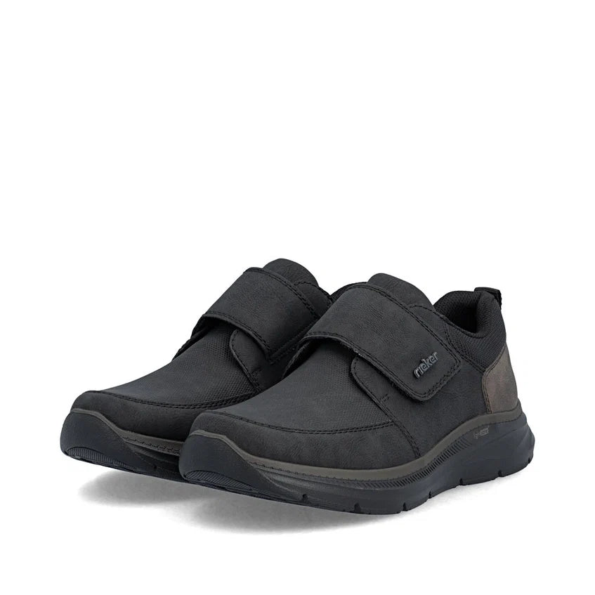 Rieker Men's Black Slip-On Shoes B1854-00