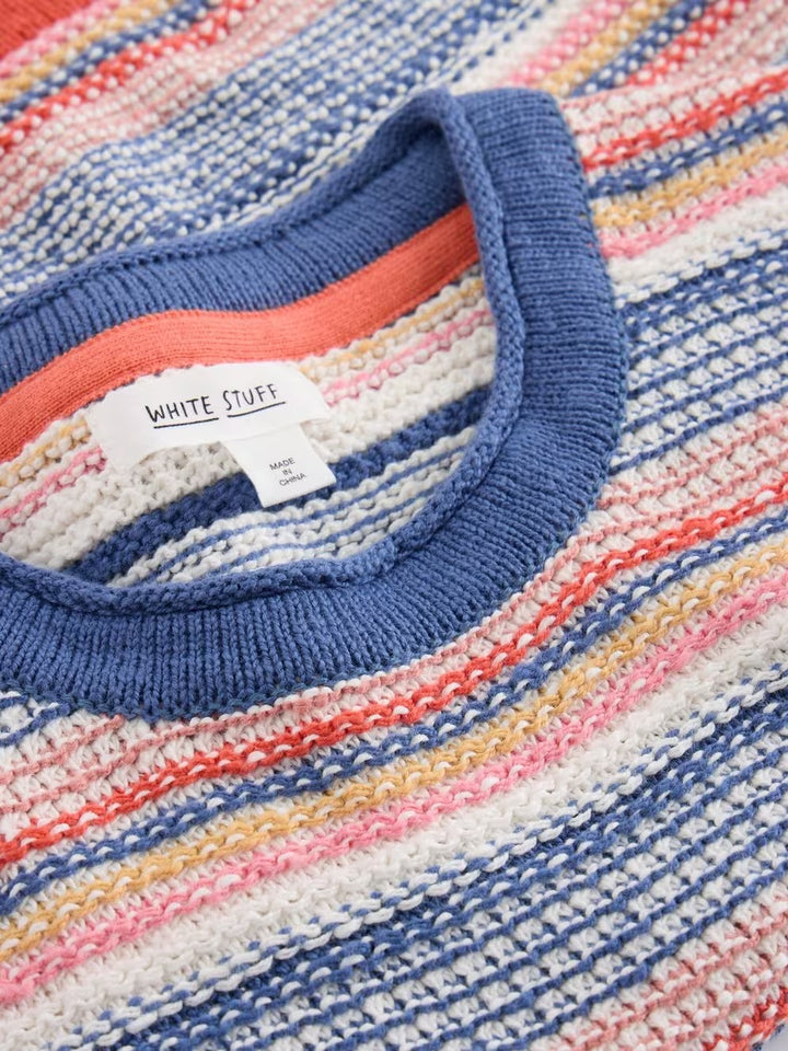 TARA TEXTURE TANK BLUE MLT