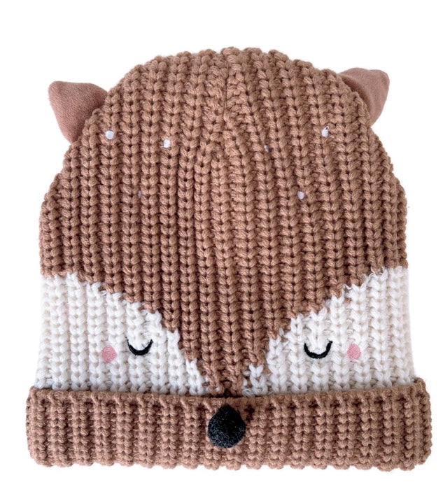 DORIS DEER KNITTED HAT