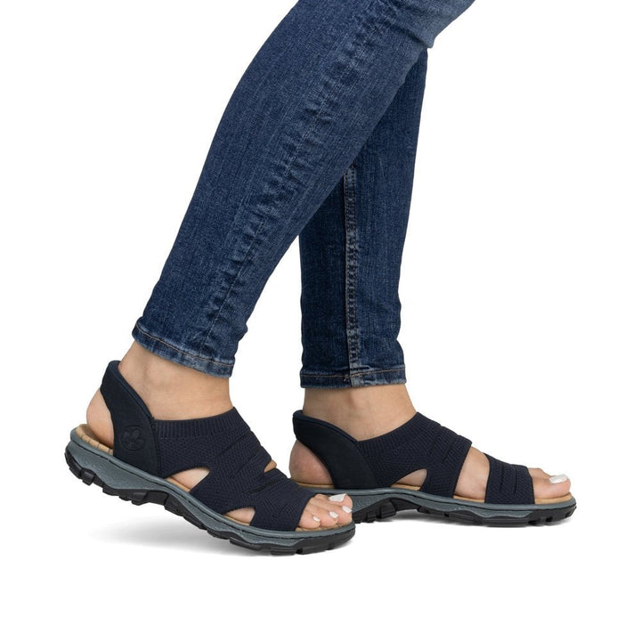 68895-14 LADIES' SANDALS BLUE SEITL. ANFLECHTER