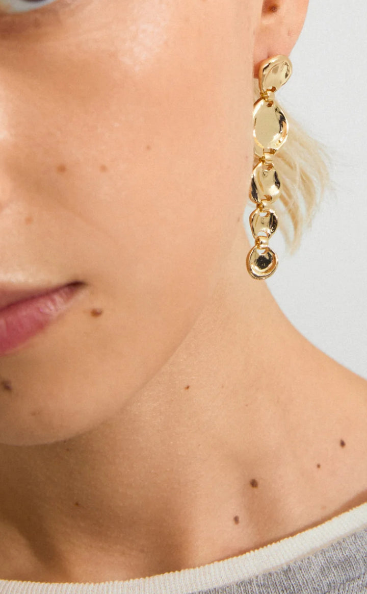 SPARKLE EARRINGS GOLD-PLATED