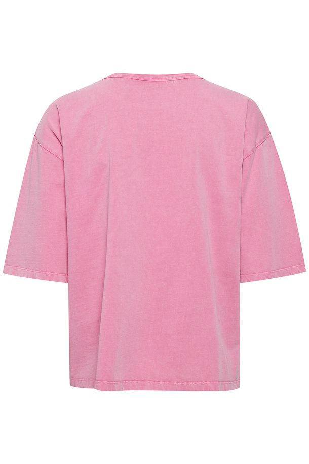 SUPER PINK ROLLO SHORT SLEEVED T-SHIRT