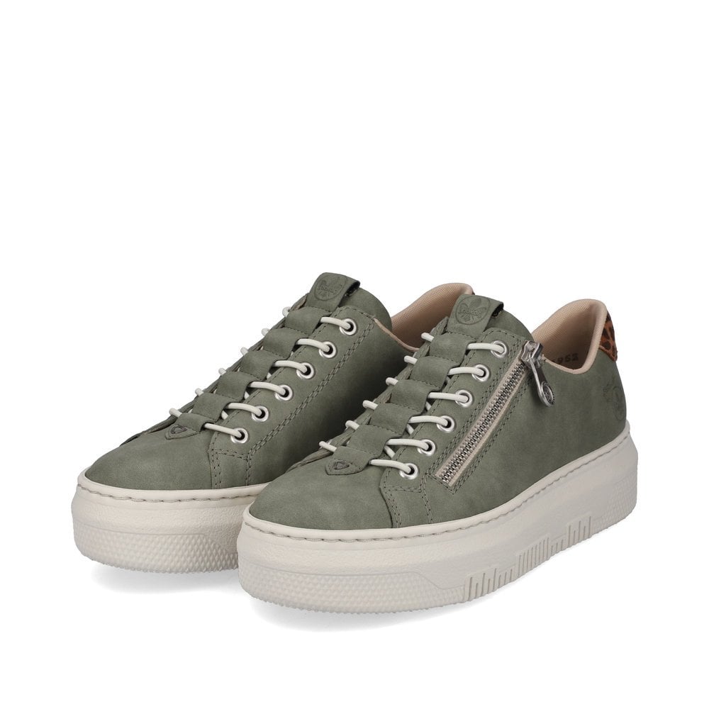 M1952-52 LADIES SHOES GREEN SEITL. ANFLECHTER