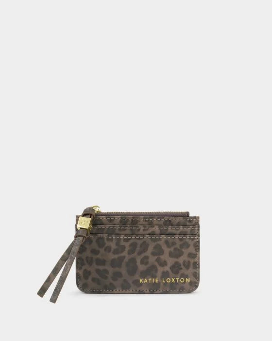 GIFT BOXED COIN & CARD HOLDER LEOPARD