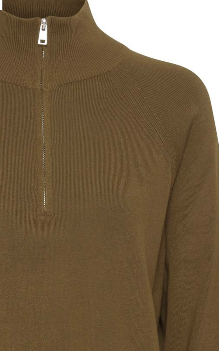 MMORAL HALFZIP JUMPER MILITARY OLIVE