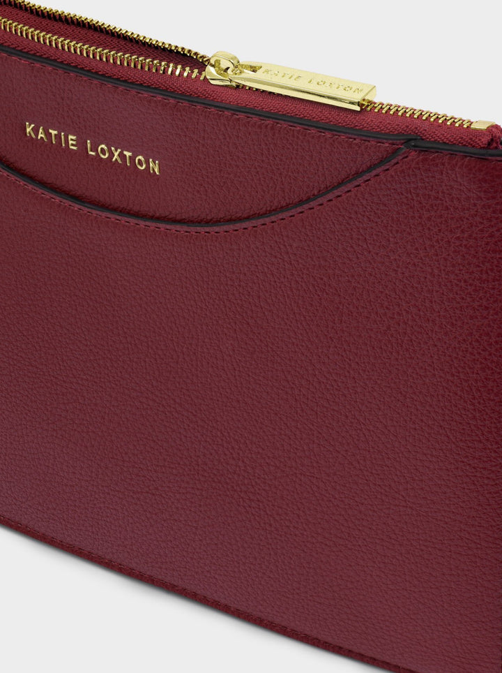ALBA WRISTLET POUCH | CHERRY