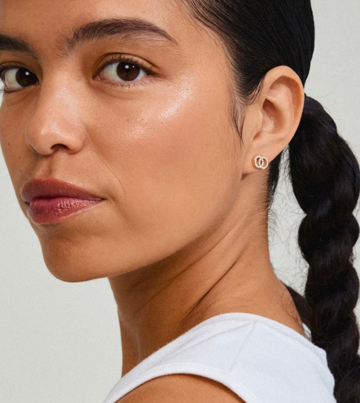 JOLINA RECYCLED EARRINGS GOLD PLATED