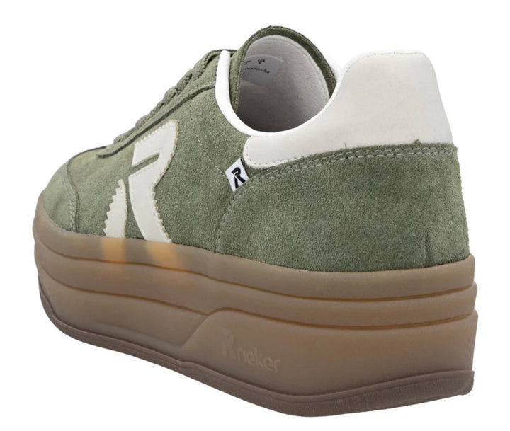 W3700-54 GREEN TRAINERS