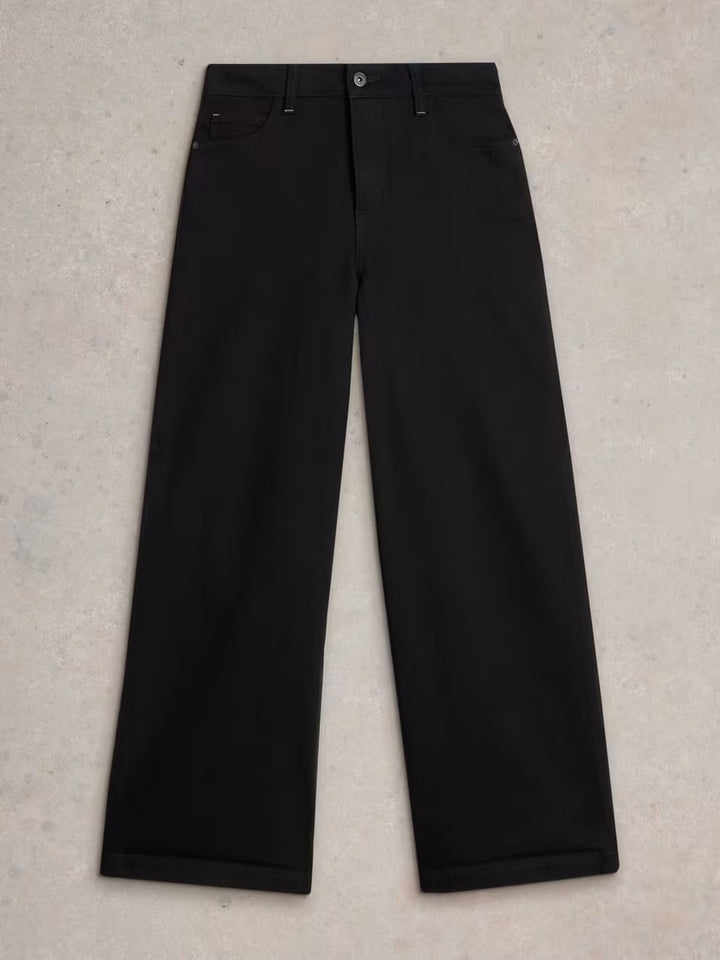 BLACK AYLA WIDE LEG JEAN