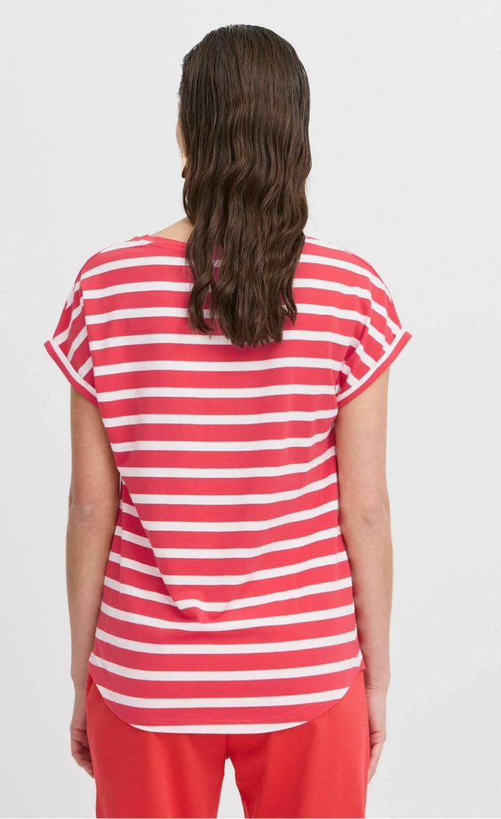 PAMILA ONECK T-SHIRT POLNSETTIA MIX