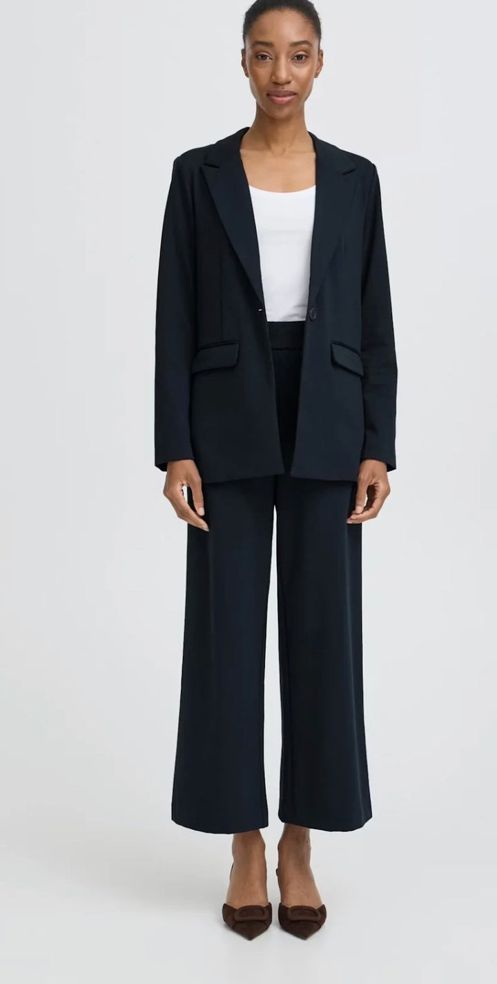 RIZETTA COPENGAGEN NIGHT CROPPED WIDE LEG