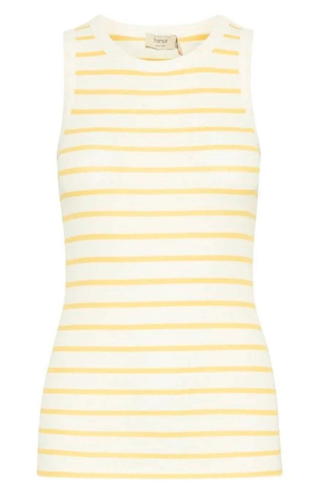 HIZAMOND STRIPE TOP CORNSILK MIX