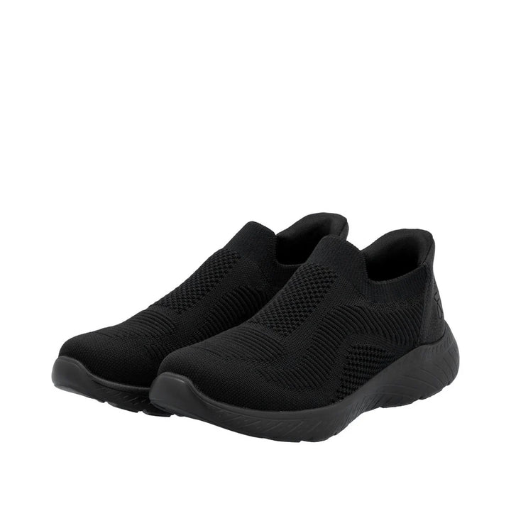 M5072-00 BLACK SPORT ELASTICATED SHOE