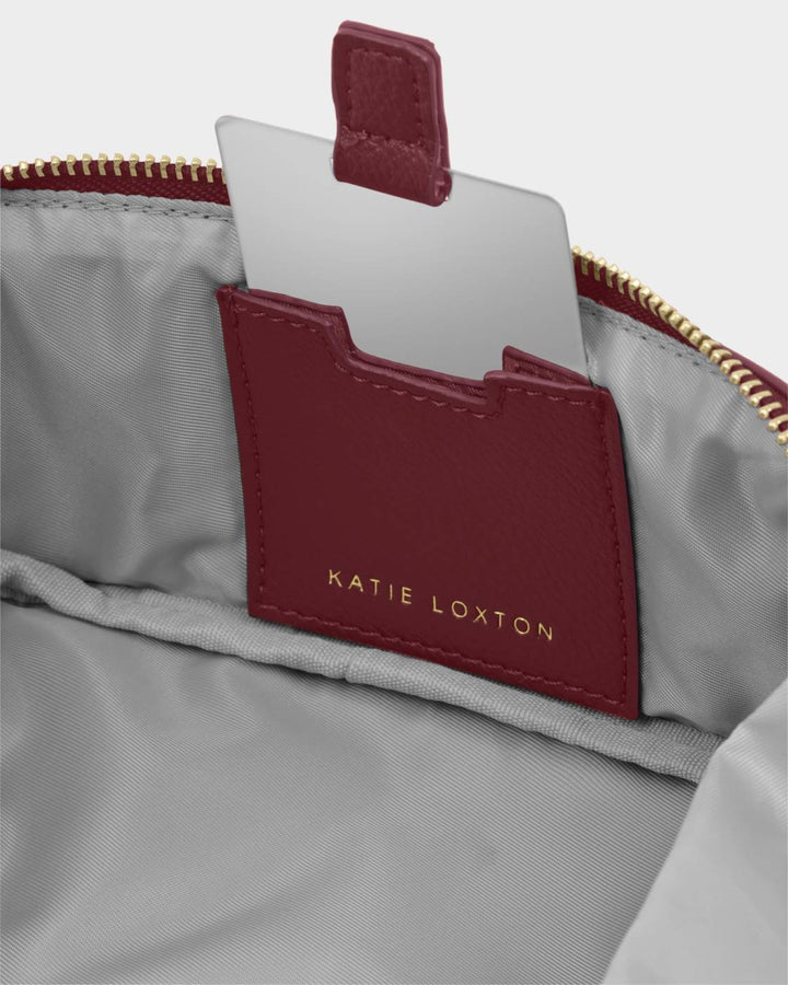 Fold-Out Mirror Make Up Bag