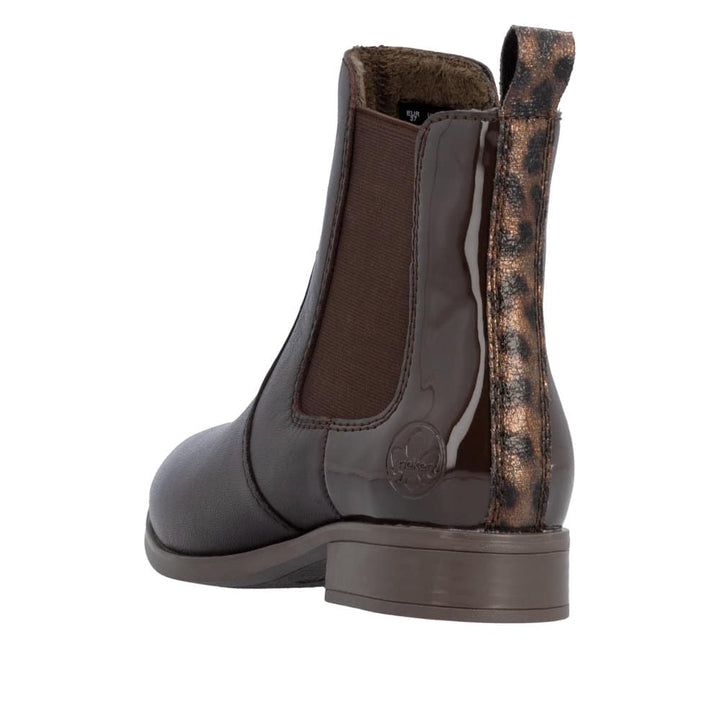Rieker Women's Brown Chelsea Boots 77094-25