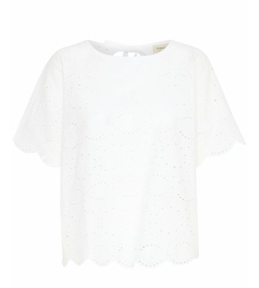 ANGIE BLOUSE BLANC DE BLANC