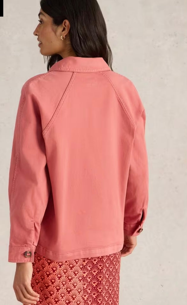 EDEN DENIM JACKET MID RED