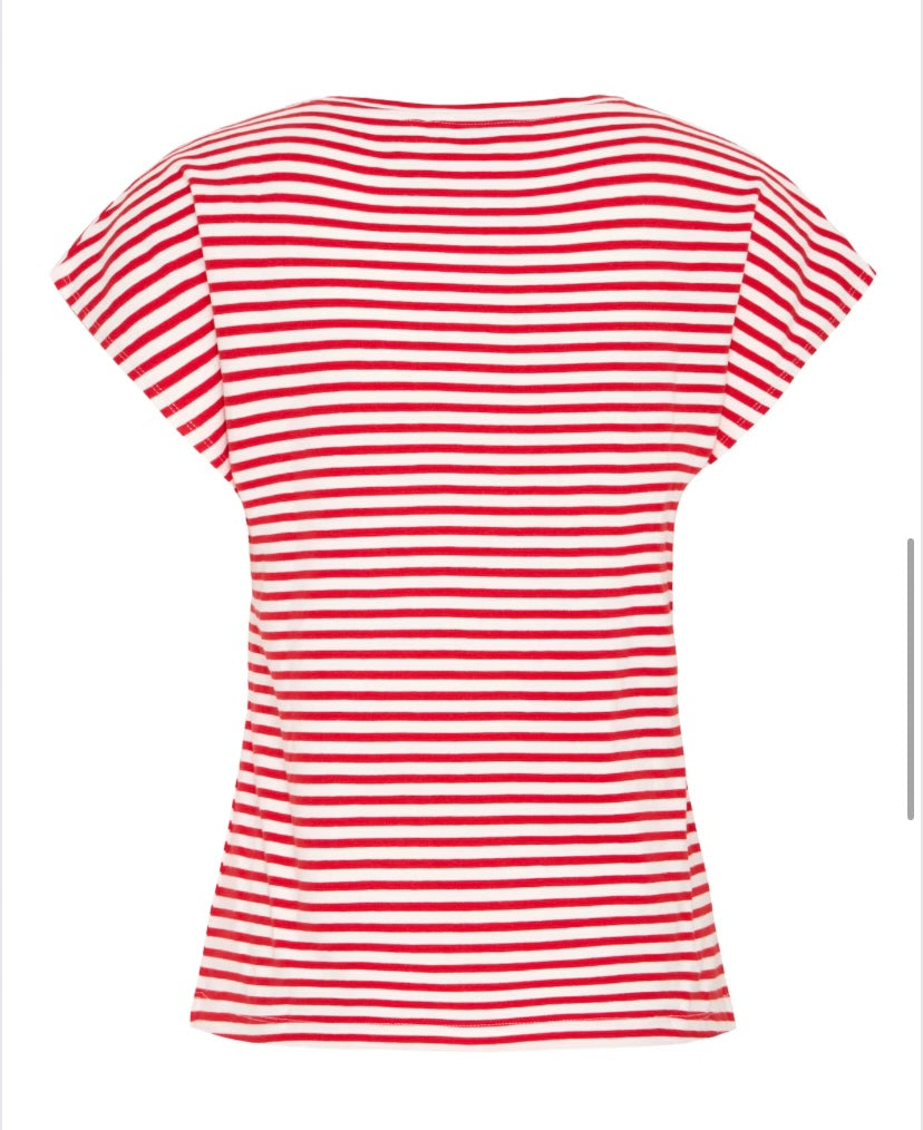 PANDINNA VNECK T-SHIRT PANDINNA FLAME STRIPE MIX
