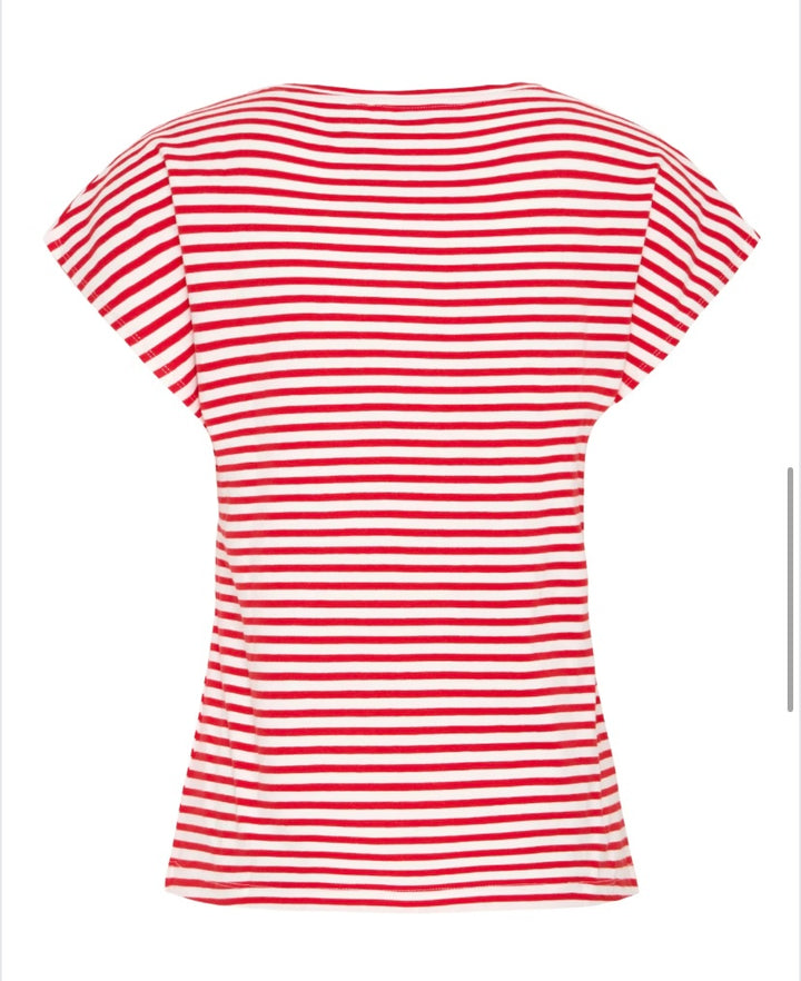 PANDINNA VNECK T-SHIRT PANDINNA FLAME STRIPE MIX