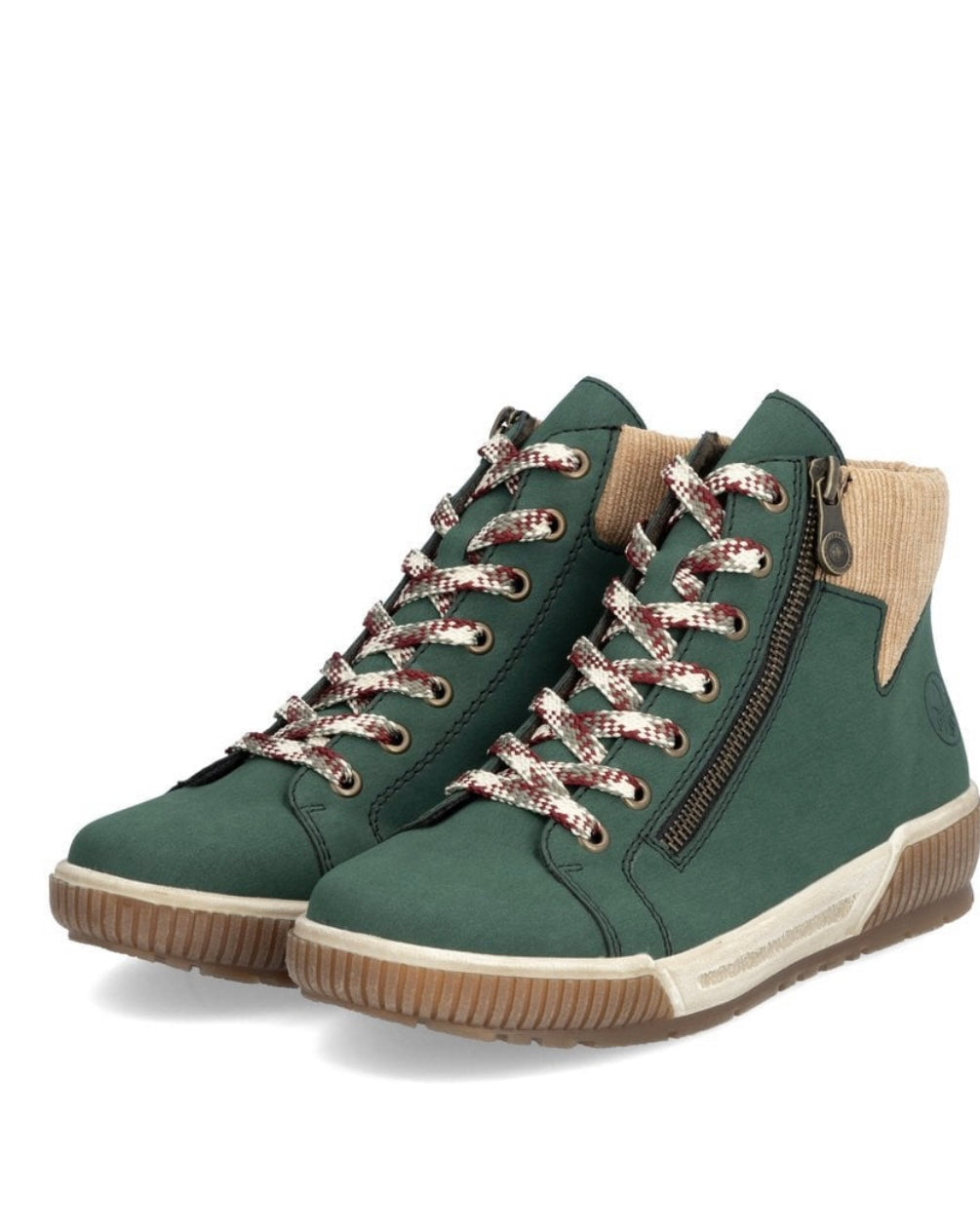 N0709-54 LADIES GREEN MID HEIGHT BOOTS