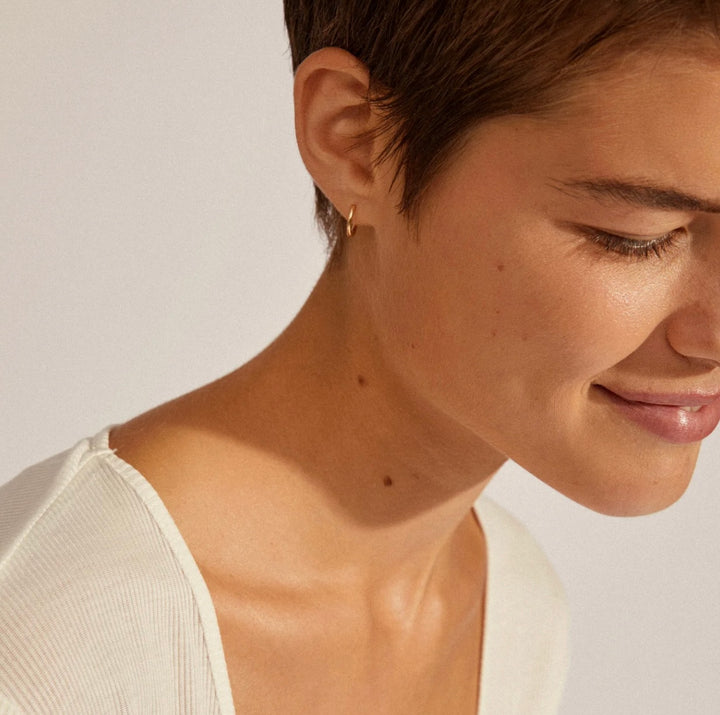 EANNA SMALL HOOPS GOLD PLATED