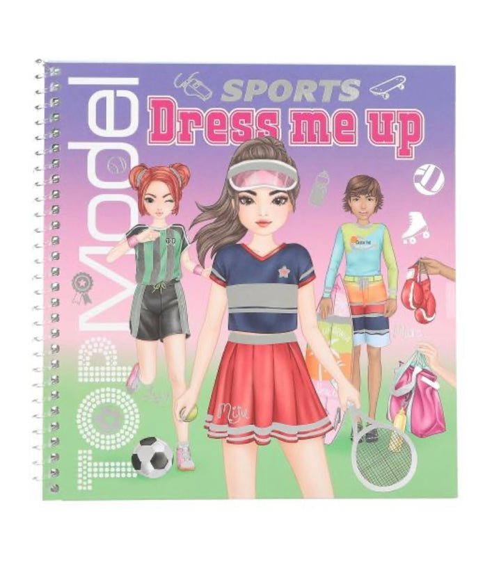 DRESS ME UP STICKERBOOK SPORTS