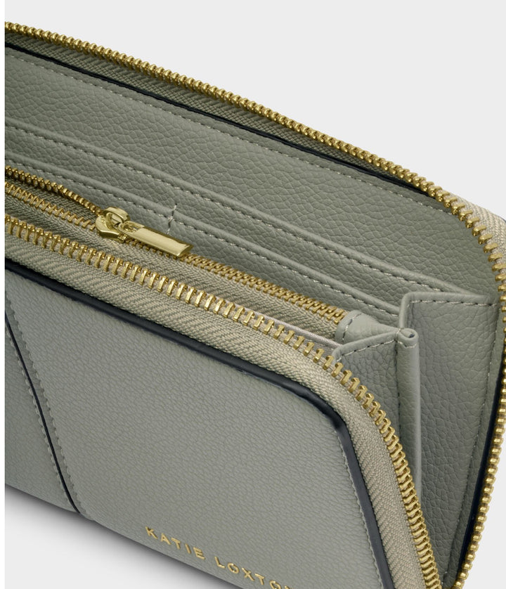 LAILA LARGE PURSE | GRAPHITE GREEN