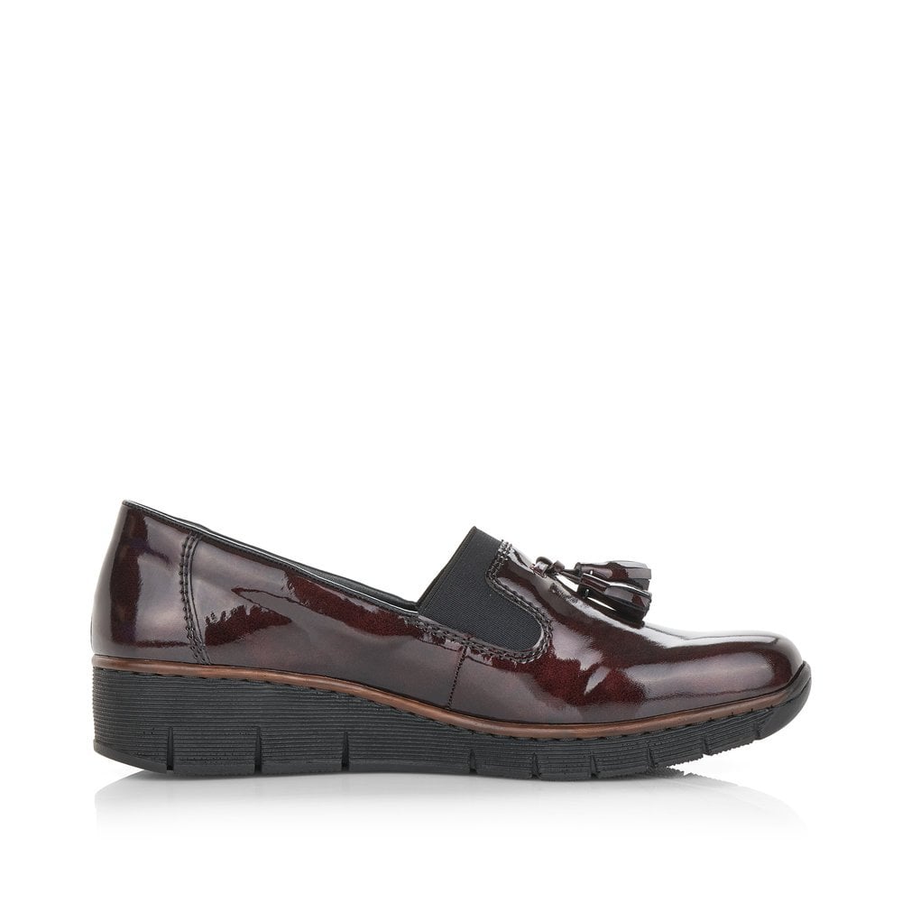 53751-35  RED ELASTICATED SHOE