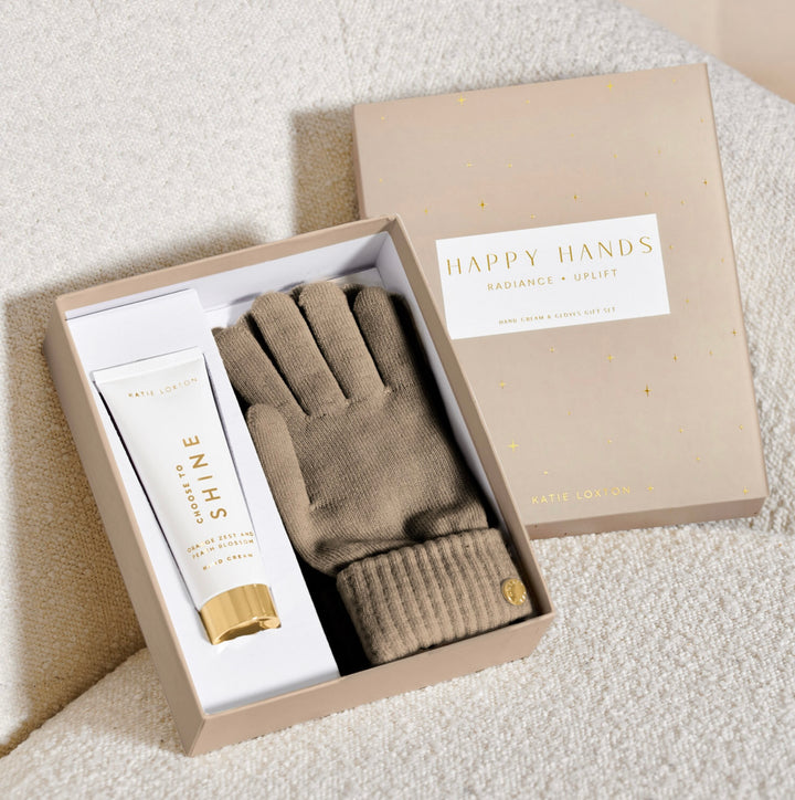 HAPPY HANDS' GIFT SET IN TAUPE