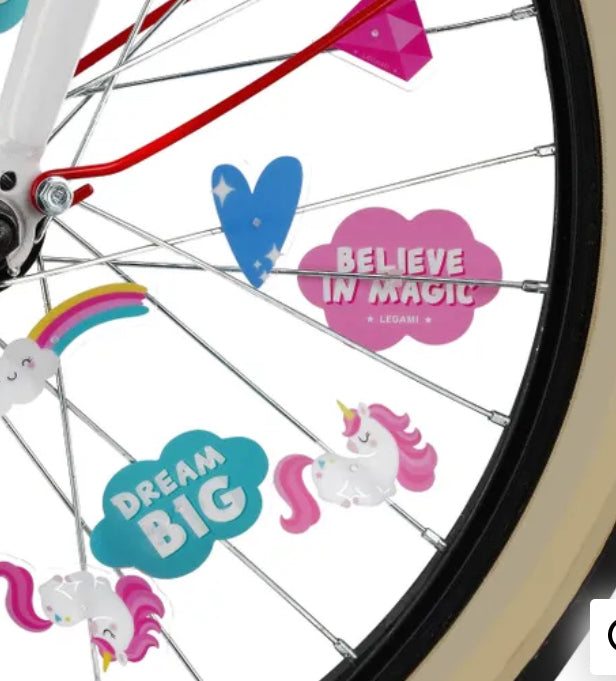 PIMP YOUR BIKE SPOKE DECORATIONS  - UNICORN SET OF 30