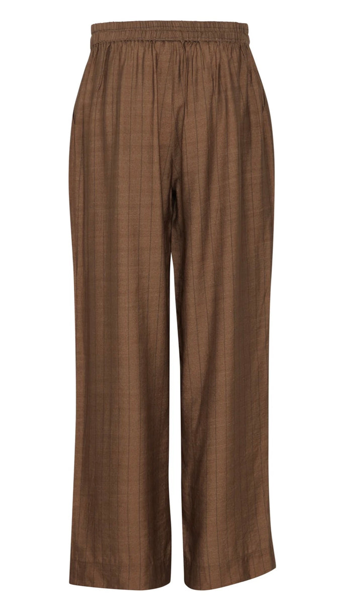 ARIANA TROUSER - BROWN & BLACK