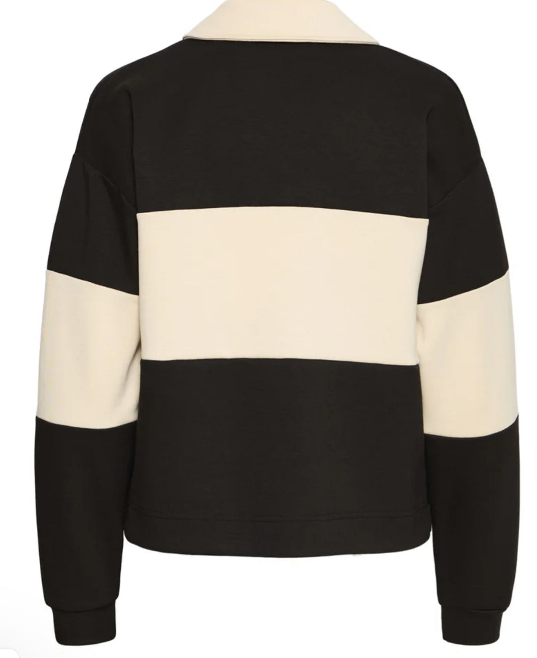 PUSTI CONTRAST POLO PULLOVER  METEORITE